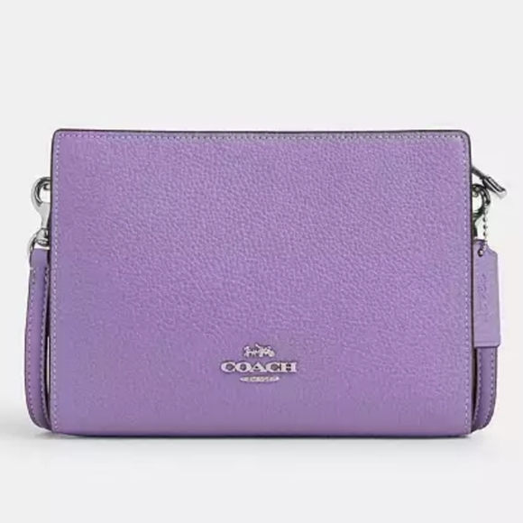 Authentic Purple Coach Crossbody Bag - Picture 3 of 13